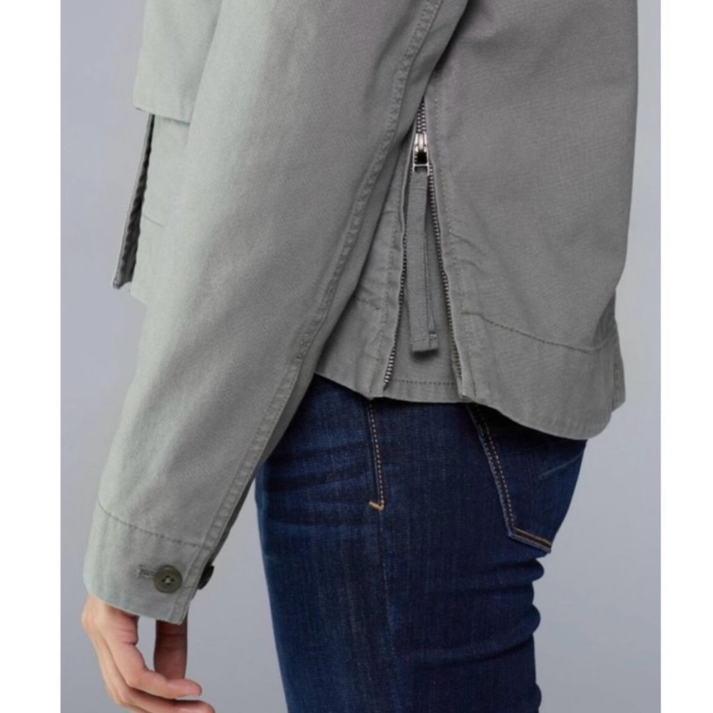 Women's REI COOPERATIVE Light Olive Green TRAILSMITH Canvas HIKING JACKET  XL - Picture 11 of 11
